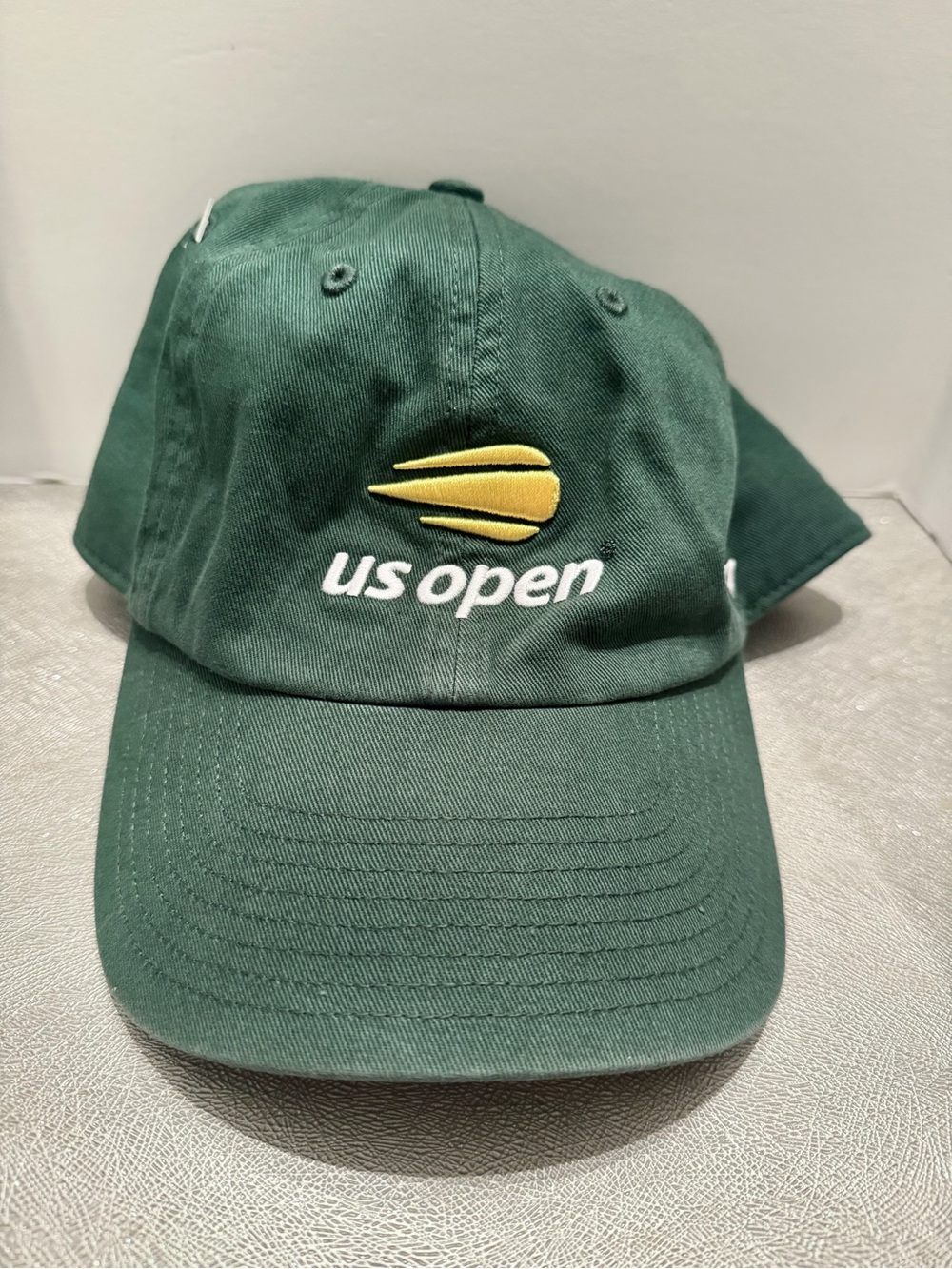 US Open ‘Presidents Suite’ Green Cotton Baseball Cap Tennis Logo Adjustable.